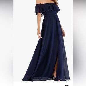 Navy blue formal dress
